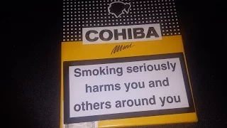 Cohiba Mini Cigars Review