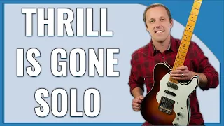 The Thrill Is Gone Guitar Lesson (B.B. King Blues Guitar Licks)