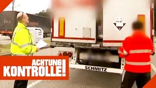 Ätzendes Gefahrgut von IKEA?! Polizei öffnet Plombe von LKW! | Achtung Kontrolle | Kabel Eins