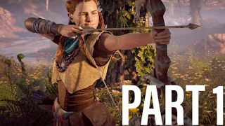 HORIZON ZERO DAWN: Gameplay Playthrough Part 1 (JOURNEYS START)