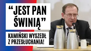 "JEST PAN ŚWINIĄ" Mariusz KAMIŃSKI spiął się z Jońskim i wyszedł z PRZESŁUCHANIA! | FAKT.PL