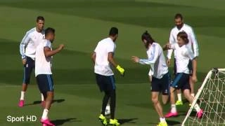 Gareth Bale Fantastic Skills at Real Madrid training UCL VS Shakhtar Donetsk l 2015