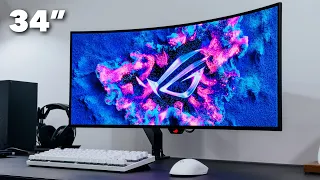 Unboxing NEW 34" OLED Gaming Monitor!