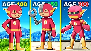 Surviving 200 Years As THE FLASH In GTA 5!