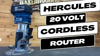 Hercules Tools Cordless Router - Full Review