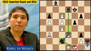 Wesley Just Crushed It | Kirill Shevchenko vs Wesley So | 2022 Superbet Chess Rapid & Blitz Poland