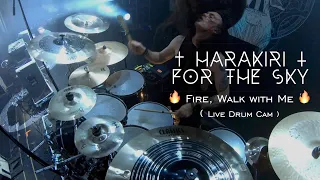 KRIMH - Harakiri For The Sky - Fire, Walk with Me (live drum cam)