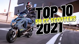 Top 10 50cc Scooters 2021!