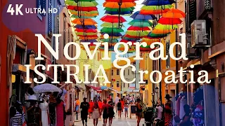 NOVIGRAD 4K - Short guide, Istria, Croatia, Chorwacja, drone, Cittanova, underwater, street view