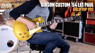 No Talking...Just Tones | Gibson Custom 54 Les Paul Gold Top VOS