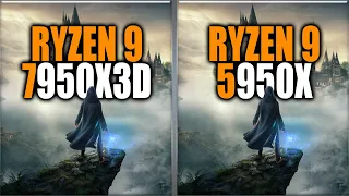 Ryzen 9 7950X3D vs 5950X Benchmarks - Tested 15 Games and Applications