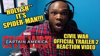 Captain America: Civil War Trailer 2 REACTION VIDEO | March 10, 2016