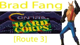 Contra: Hard Corps Brad Fang [Route 3] - Bahamut's HQ Good Ending