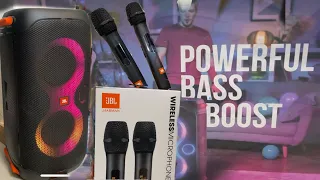 JBL PARTYBOX 110  |  JBL WIRELESS MIC  |  WIRELESS SPEAKER   |  BASE BOOST