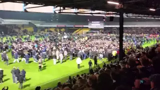 Southend v Stevenage pitch invasion