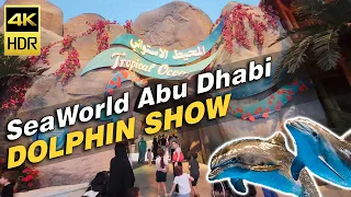 [4K] Dolphin Show At SeaWorld Abu Dhabi | Complete Show