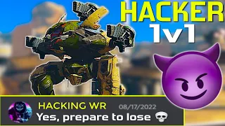 Challenging A Real Hacker To A 1v1 Duel... Instant Karma... | War Robots