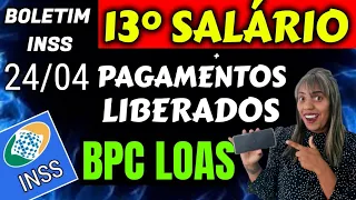 ✔️ SAIU AGORA! 13° SALÁRIO BPC LOAS + PAGAMENTOS LIBERADOS