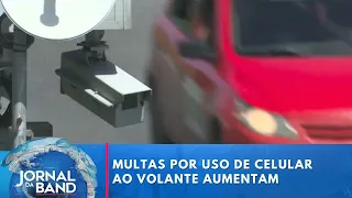 Multas de motoristas por uso de celular ao volante disparam na Bahia | Jornal da Band