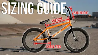 BMX Bike Sizing - Understand Frame and Part Geometries