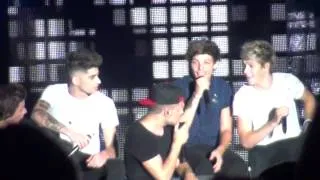 One Direction- Last First Kiss- Lyric Change, and Niall and Louis Messing around