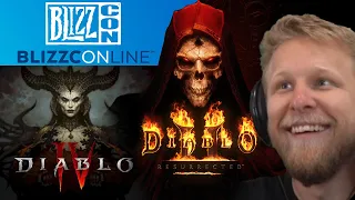 Diablo 4 ROGUE Class Revealed + D2 Remastered! | Quin69 - BlizzConline Day 1 Reaction