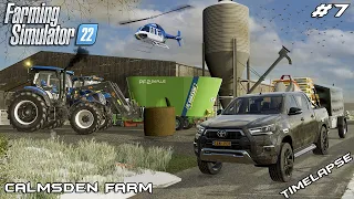 Removing SNOW and feeding all ANIMALS | Calmsden Farm | Farming Simulator 22 | Episode 7