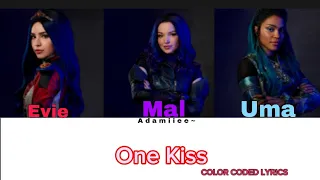 One Kiss | Descendants 3 | Color Coded Lyrics