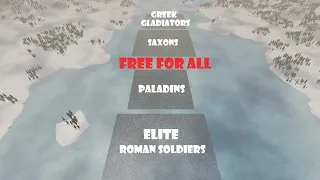 Saxons vs Romans vs Gladiators vs Paladins | Ultimate Epic Battle Simulator 2