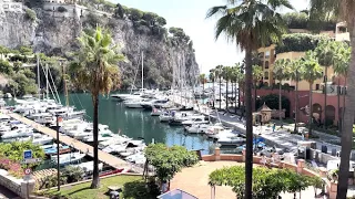walk by the litoral trail from Cap D"Ail (France) to Monaco