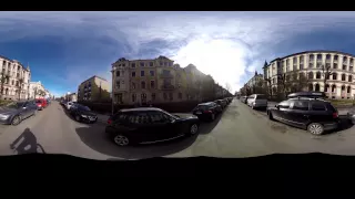 VR bicycle tour in 360 Degrees, Frogner Oslo