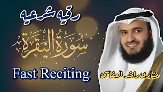 ruqya sharia for black majic | fast reciting Surah Al-Baqarah Mishary Rashid Alafasy | سورة البقرة