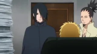 Sasuke meet Naruto at Hokage Office and talk about Boruto, Boruto vs Sasuke HD