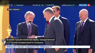 Танк, "Бук" и солдат: на параде в Киеве произошло еще одно ЧП - Вести 24