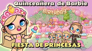 QUINCEAÑERA SORPRESA PARA BARBIE 🎉🎂 FIESTA DE  PRINCESAS 👸 #avatarworld #barbie