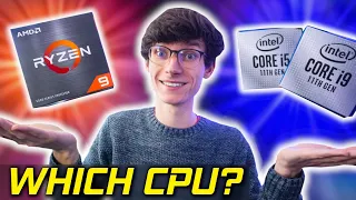 AMD vs Intel! - What’s The Best CPU For Your Gaming PC Build in 2021? (Ryzen vs 11th Gen Processor)