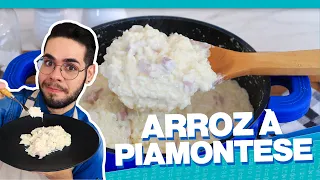 TEM ARROZ SOBRANDO POR AÍ? | FAÇA ESSA RECEITA DE ARROZ À PIAMONTESE SUPER CREMOSO