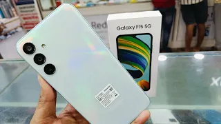 Samsung Galaxy F15 Unboxing & First Impressions 💫 4+5Y Updates, 90Hz SAMOLED, 6000mAh, Rs_11,999/-😱