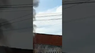 Incêndio destrói parte superior de duplex em Fortaleza