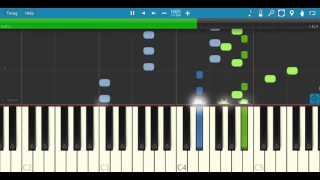 Chilly Gonzales - Knight Moves [Synthesia][Tutorial]