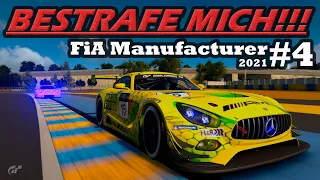 GT Sport | Strafen und Windschatten | FiA Manufacturer Series 2021 | Runde 4 | Gr3 @ LeMans