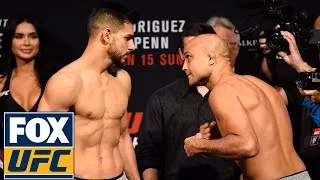 B.J. Penn vs. Yair Rodriguez | Weigh-In | UFC ON FOX