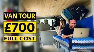 DIY Budget Stealth Camper Van Full Cost Breakdown