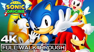 SONIC ORIGINS Full Gameplay Walkthrough (No Commentary) 4K 60FPS Ultra HD