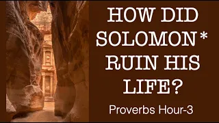 DON'T RUIN YOUR LIFE LIKE SOLOMON DID