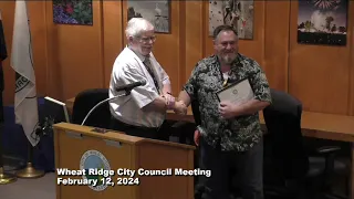 Wheat Ridge City Council 2-12-24
