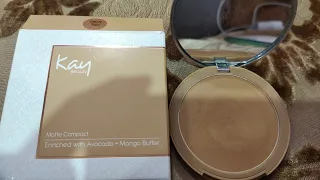 KAY BEAUTY COMPACT IS ENRICHED WITH AVOCADO &mango Butter Shade for dusky skin#shorts #makeupshorts