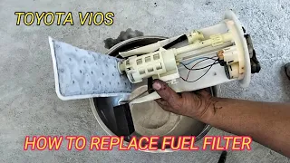 TOYOTA VIOS SUPERMAN ENGINE LOW POWER.HOW TO REPLACE FUEL FILTER