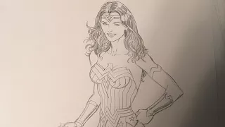 ANYONE CAN DRAW WONDER WOMAN!  I’ll show you!