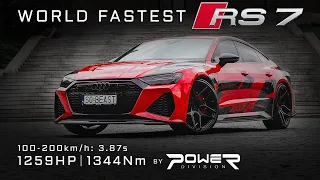 World fastest Audi RS 7 C8 – 1259 HP / 1344 Nm by Power Division